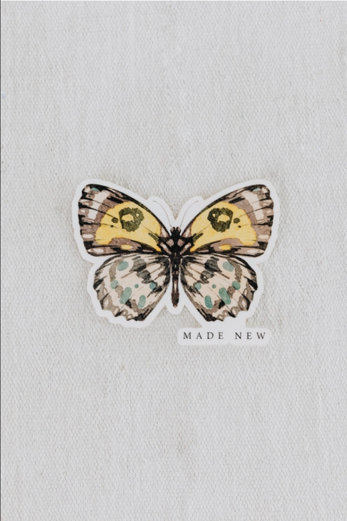 Made New Butterfly Sticker