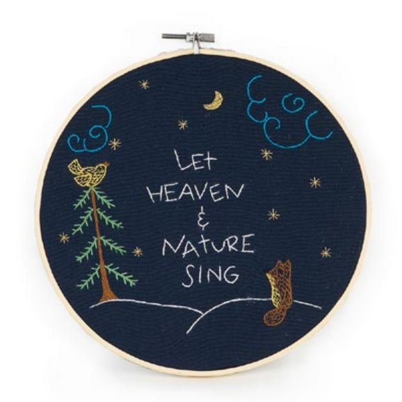 Heaven + Nature Embroidery Hoop