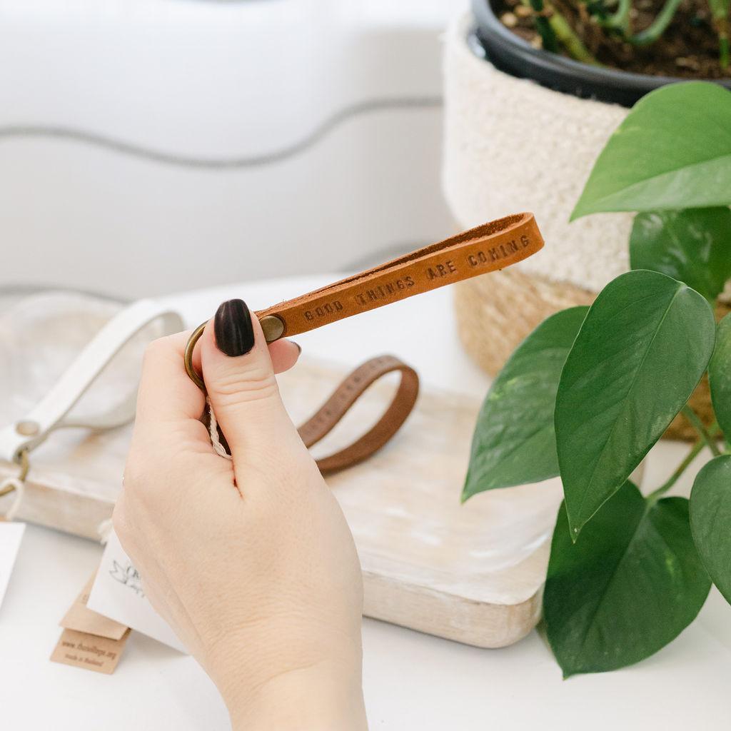 Good Things Are Coming Keychain