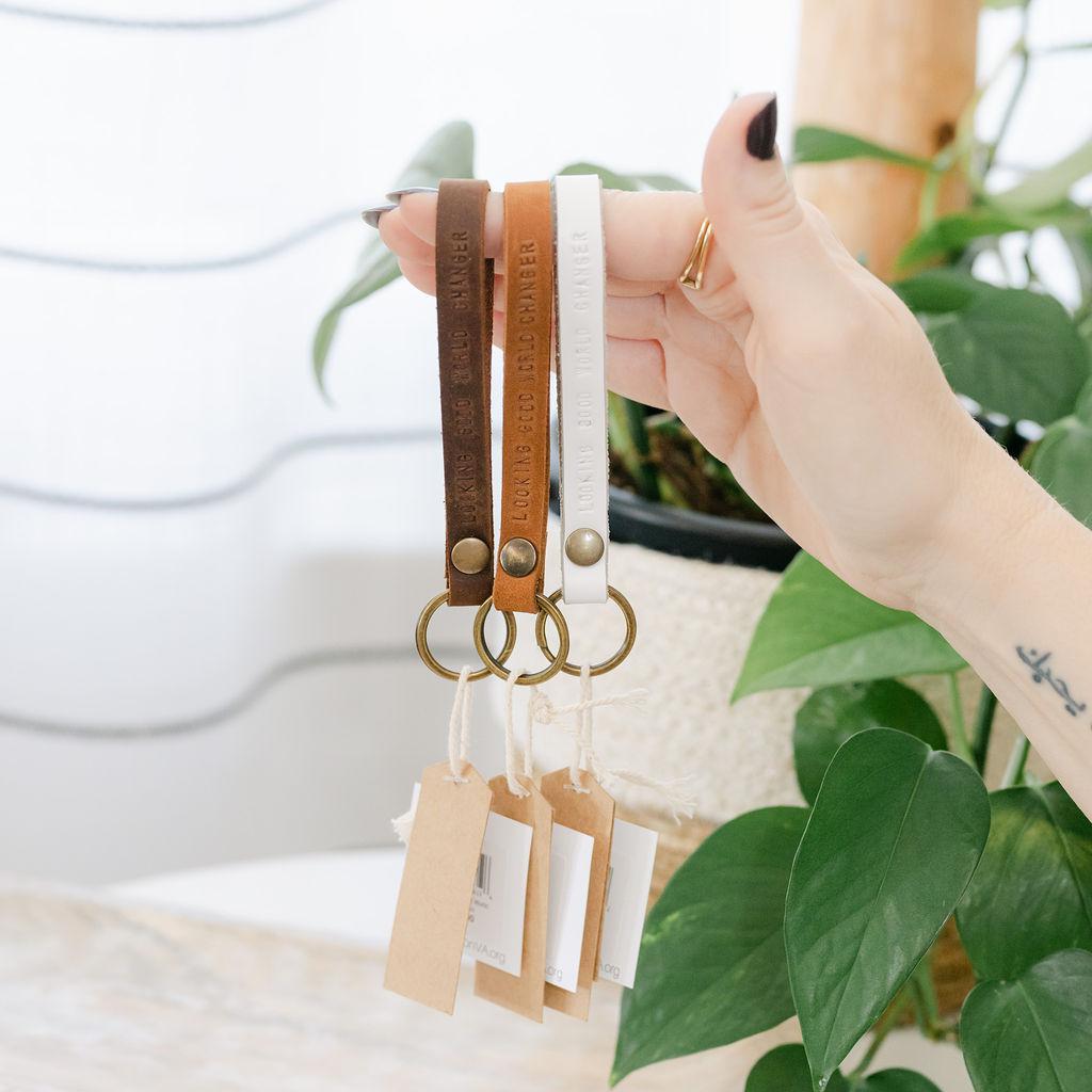 Looking Good World Changer Keychain