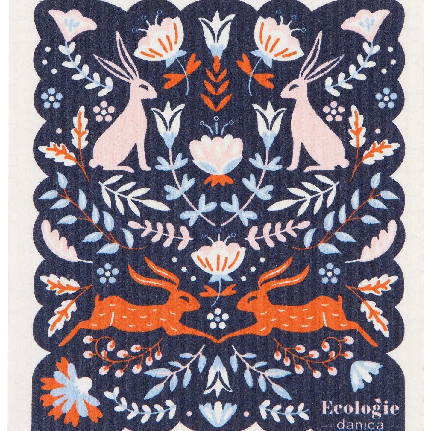 Rabbit Tale Swedish Dishcloth