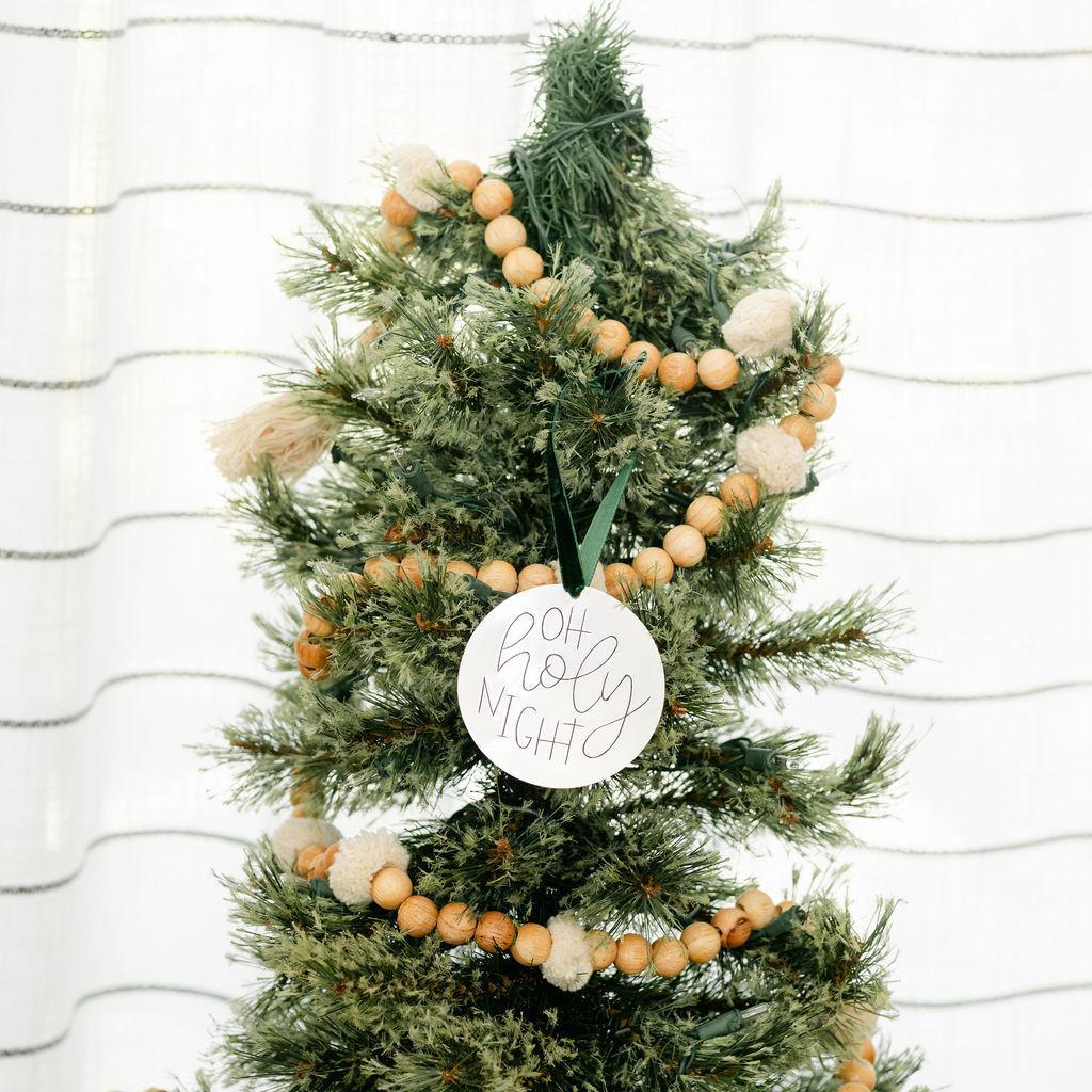 Tin + Velvet Christmas Ornament