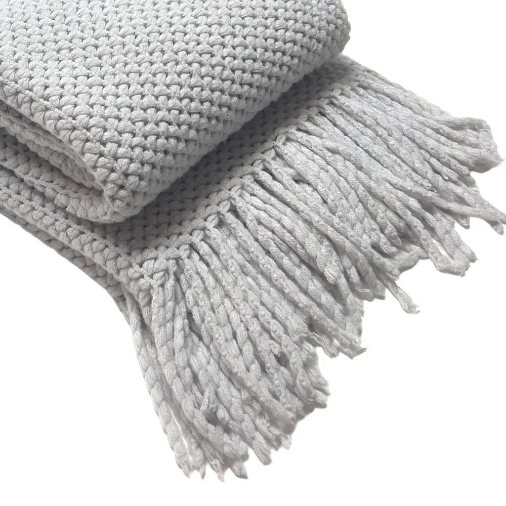 Large Knitted Throw