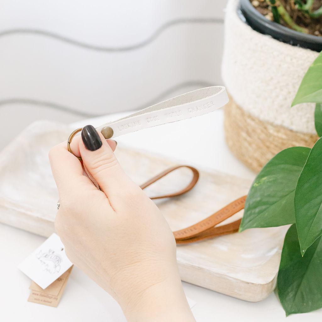 Looking Good World Changer Keychain