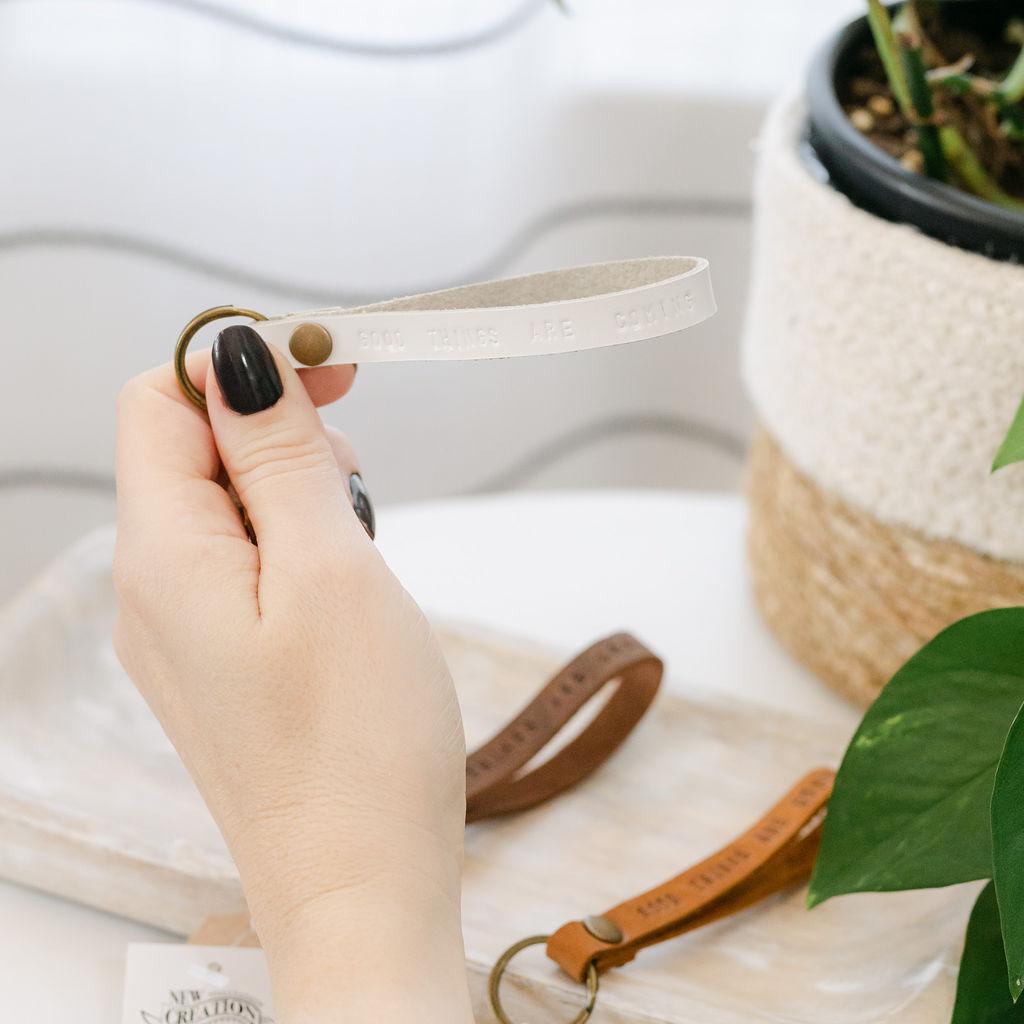 Good Things Are Coming Keychain