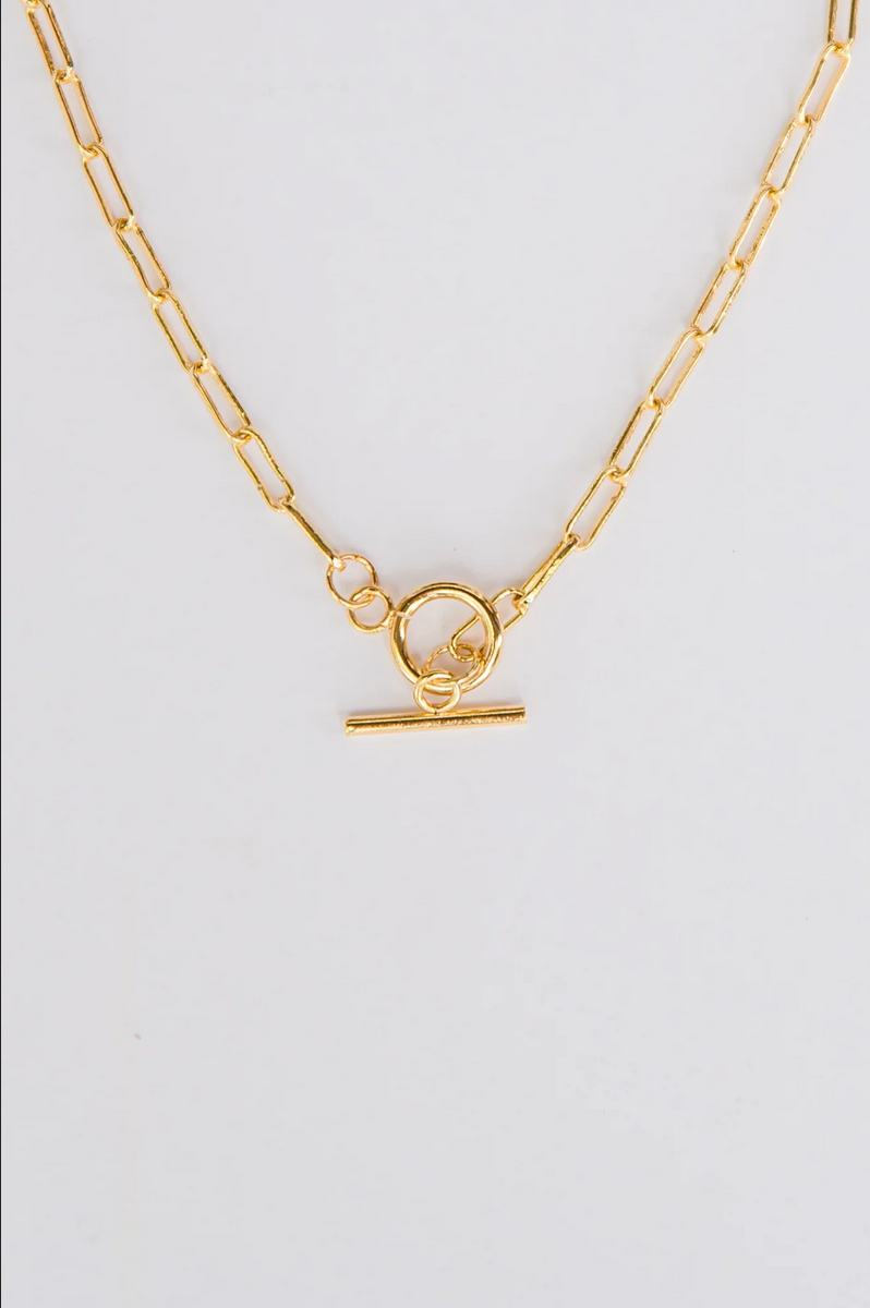 Paperclip Toggle Necklace