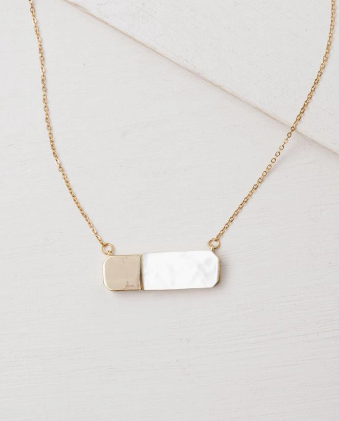 Courage Light + Gold Necklace
