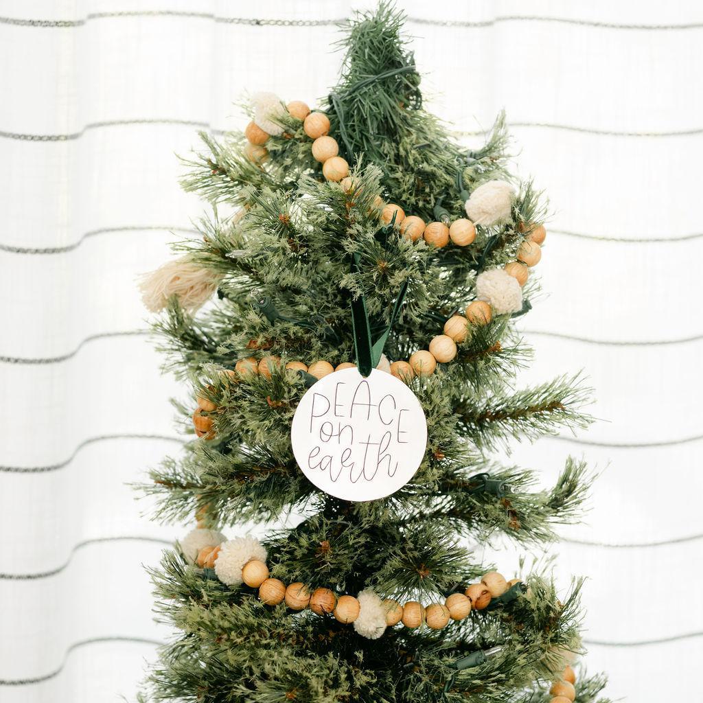 Tin + Velvet Christmas Ornament