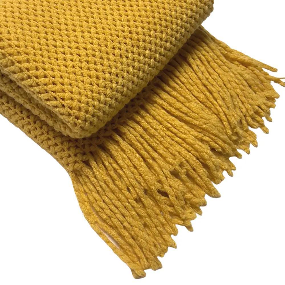 Large Knitted Throw