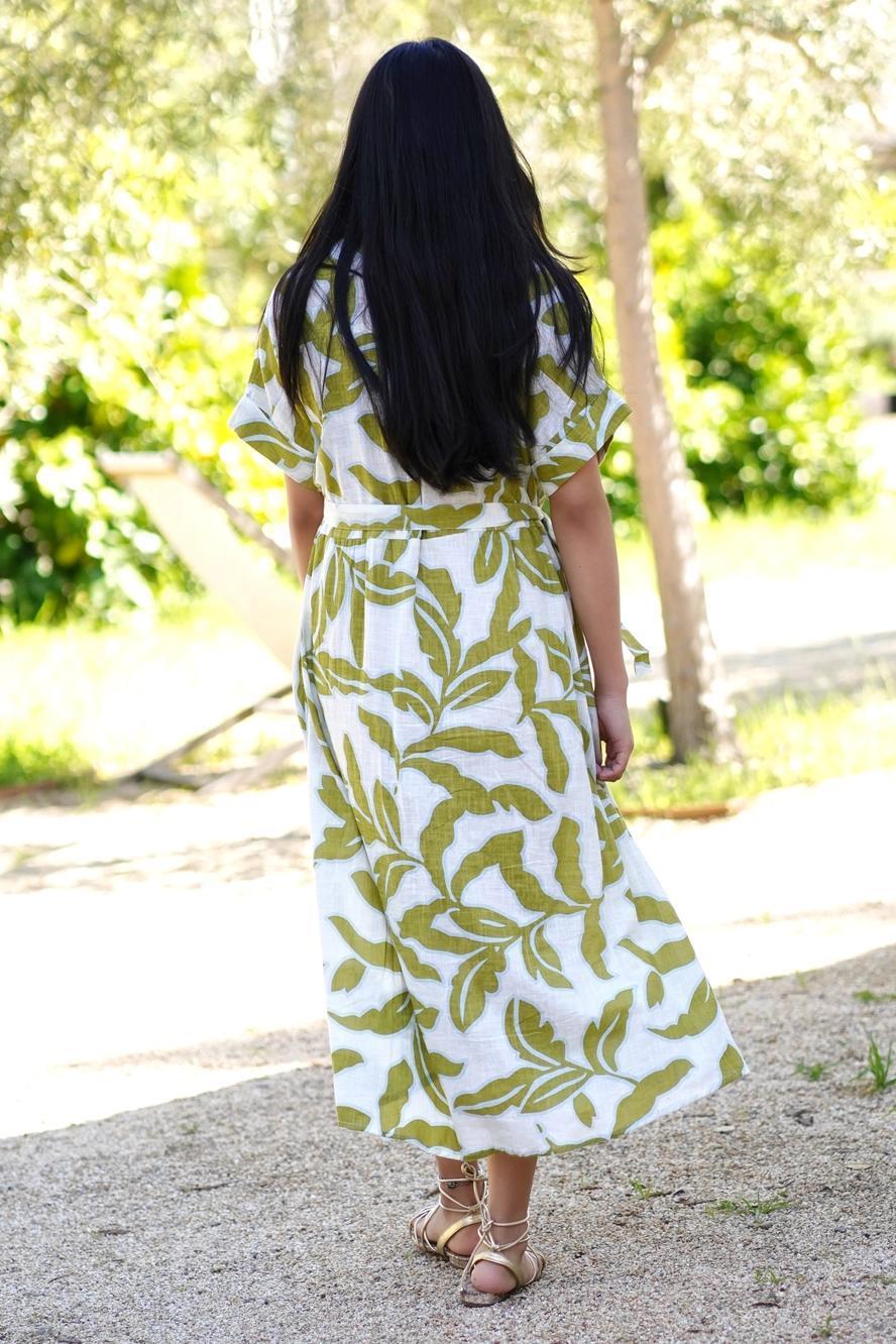 Brigitte Abstract Print Dress
