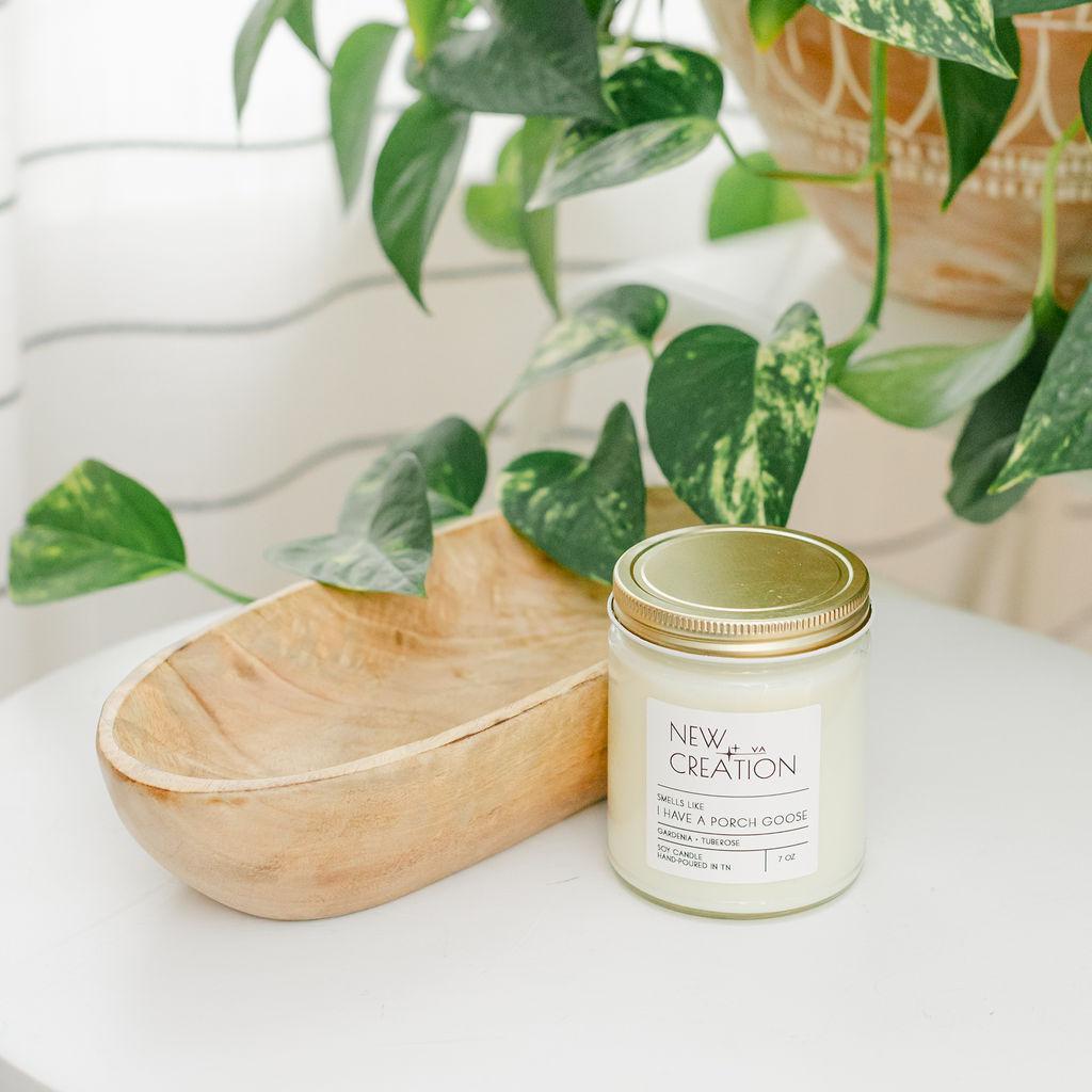 Smells Like I Have A Porch Goose Candle