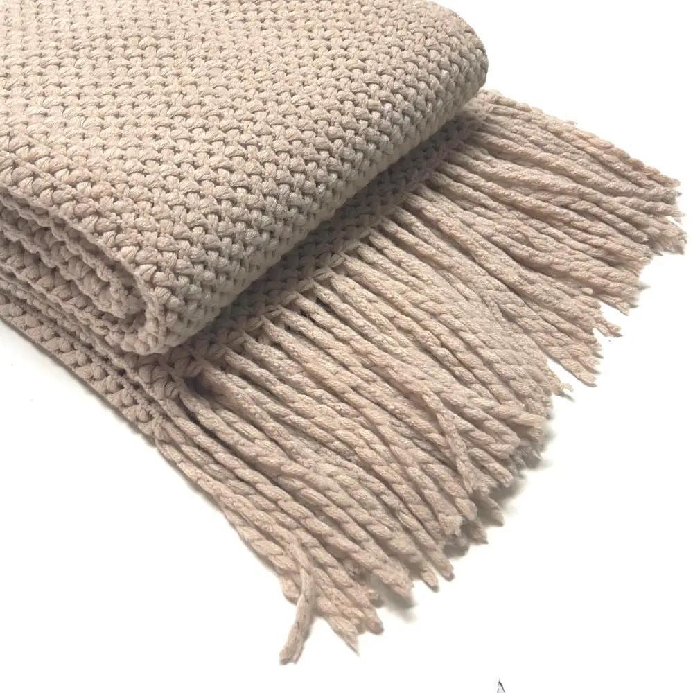 Large Knitted Throw