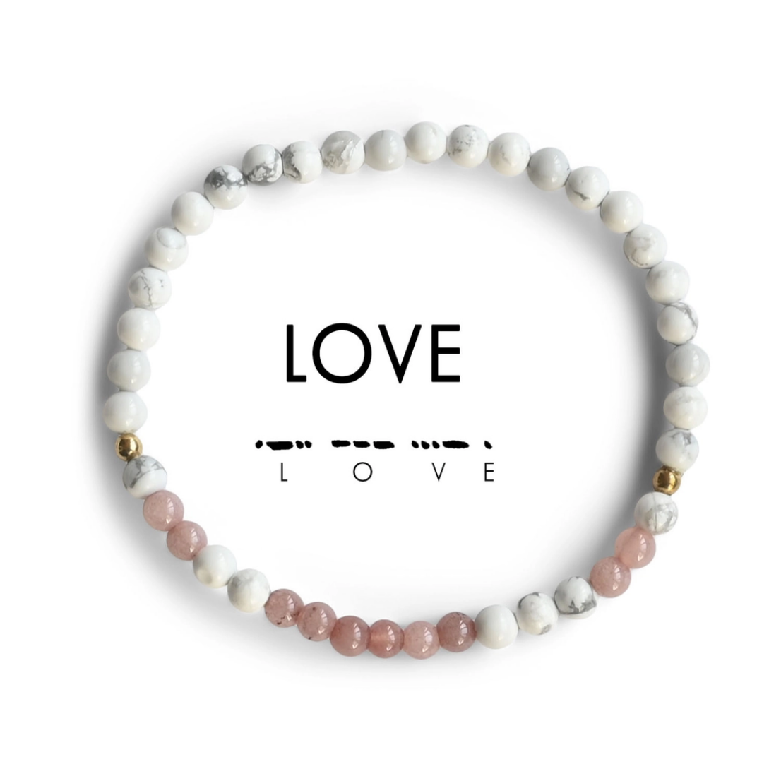 Love Morse Code Bracelet
