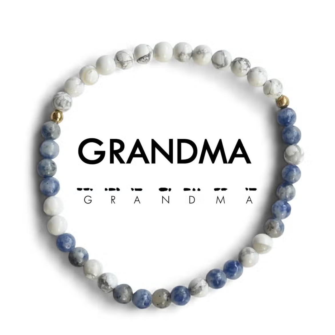 Matching Grandma/Mini Granddaughter Morse Code Bracelets