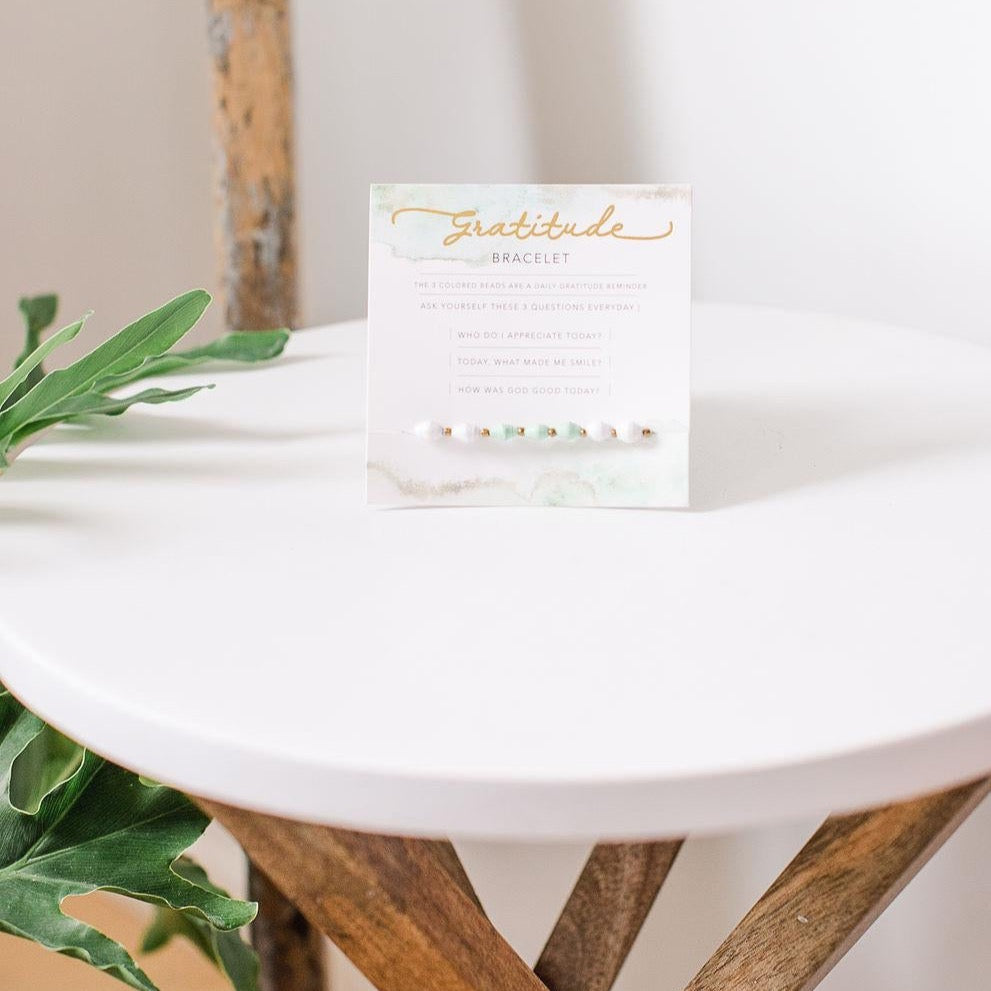 Mint Gratitude Bracelet