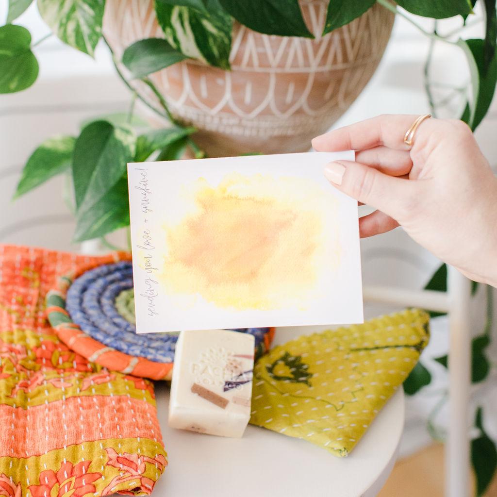 Kantha Kitchen Love + Sunshine Set