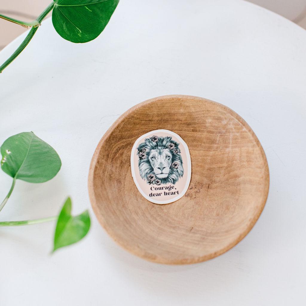Courage Dear Heart Sticker