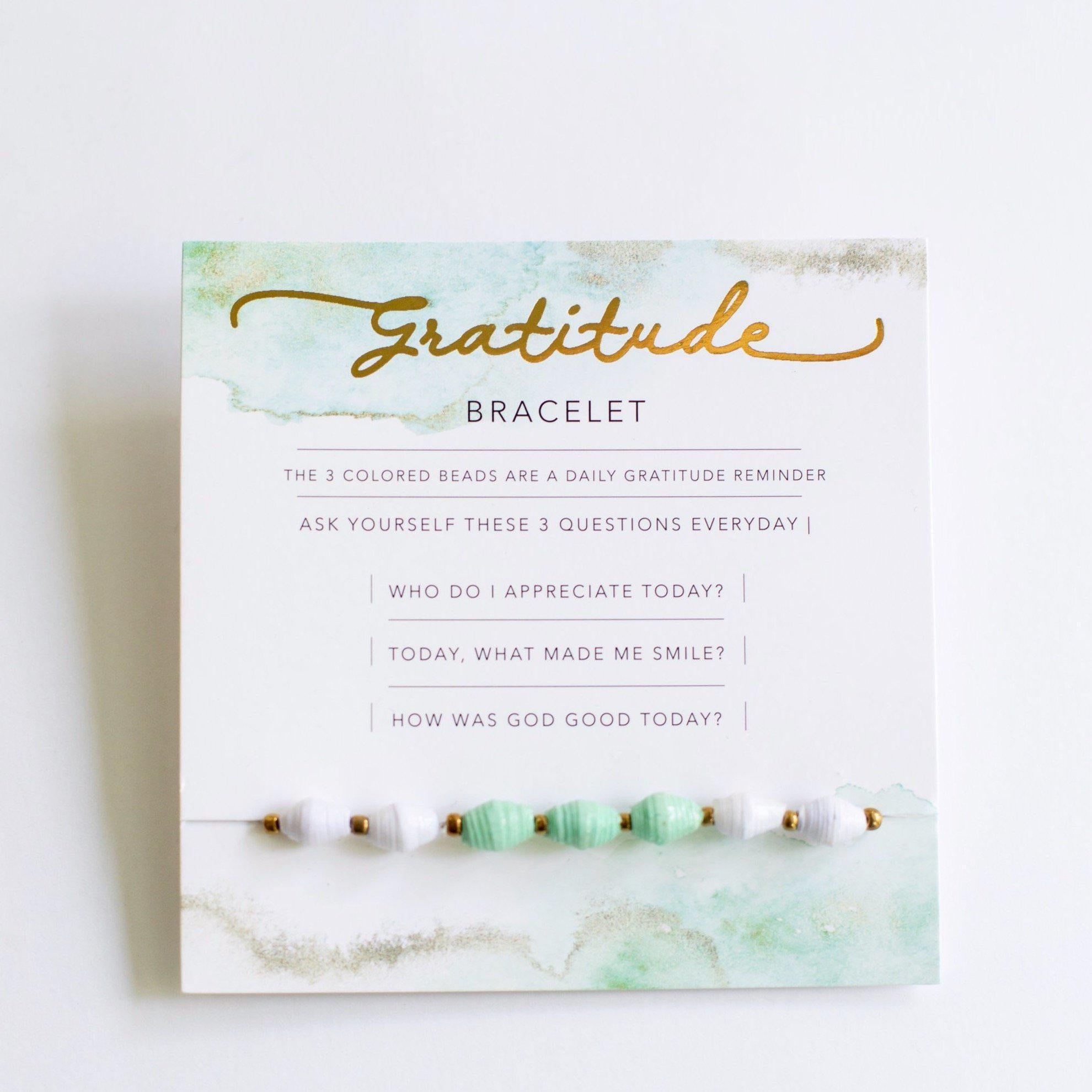 Mint Gratitude Bracelet
