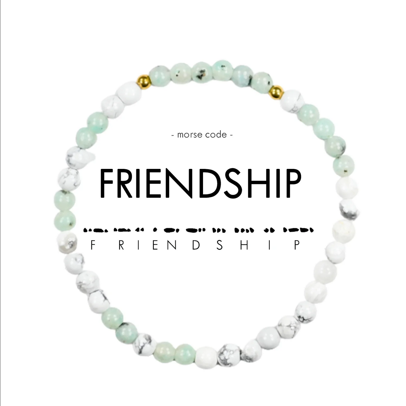 Friendship Morse Code Bracelet