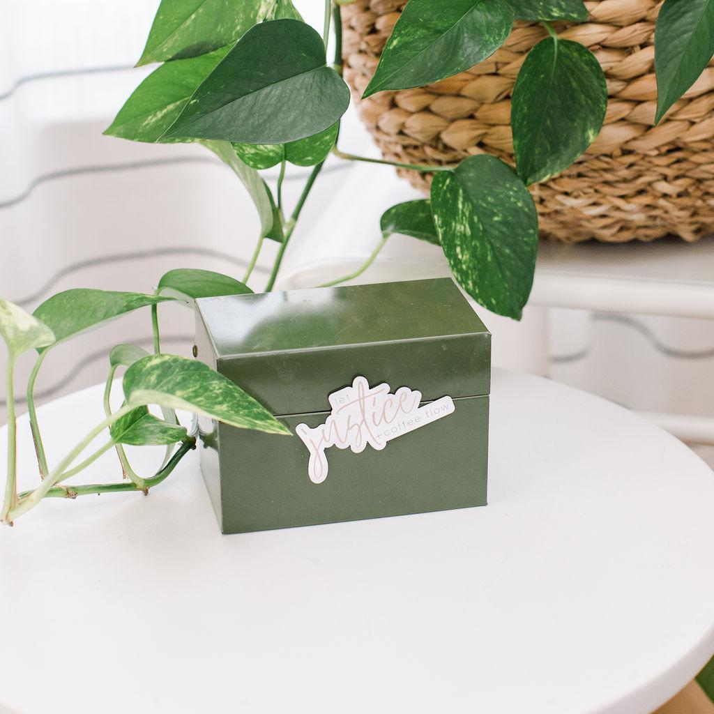 Justice + Coffee Magnet