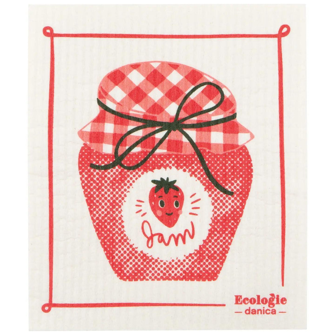Strawberry Jam Swedish Dishcloth