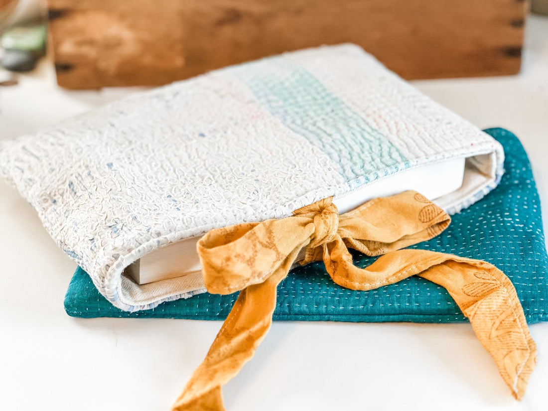 Vintage Kantha Book Sleeve