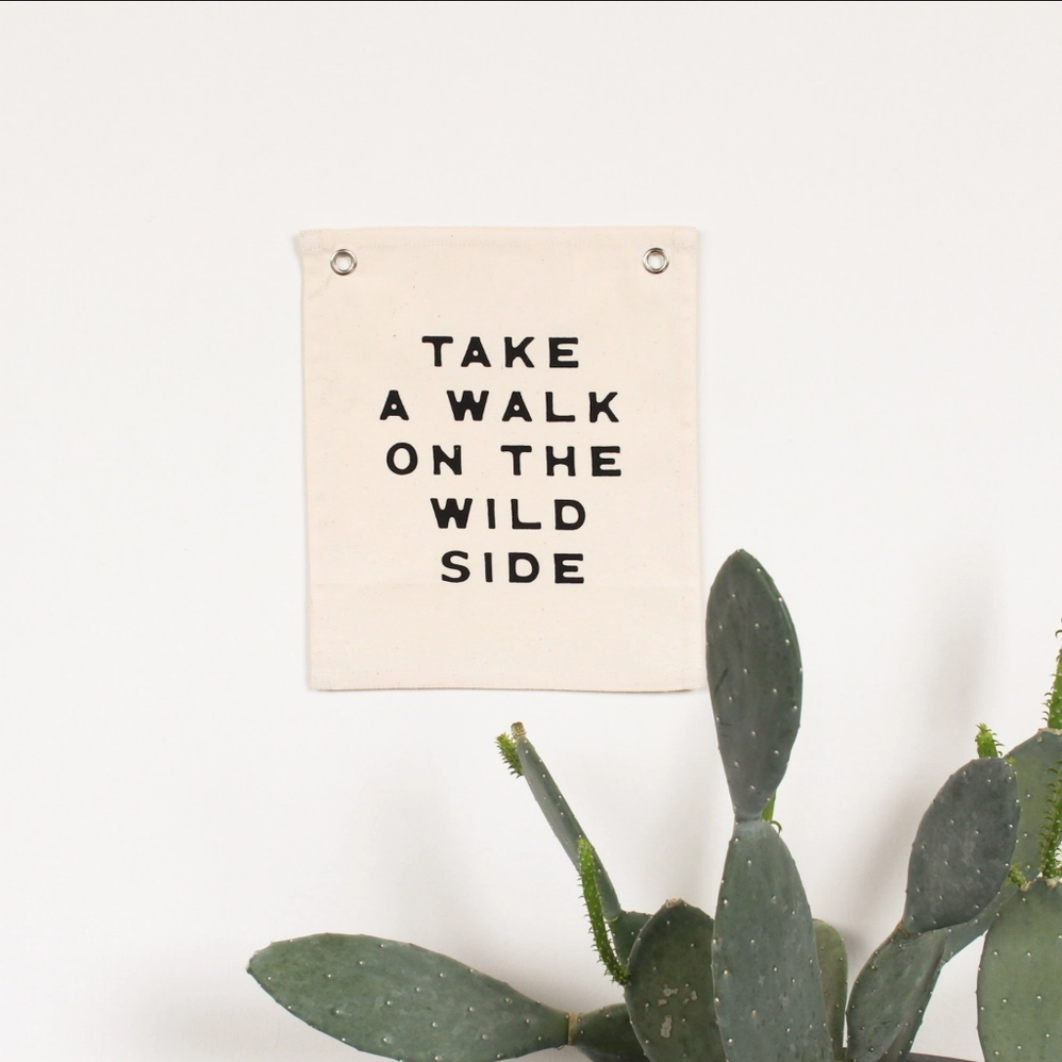 Motivational sign with &