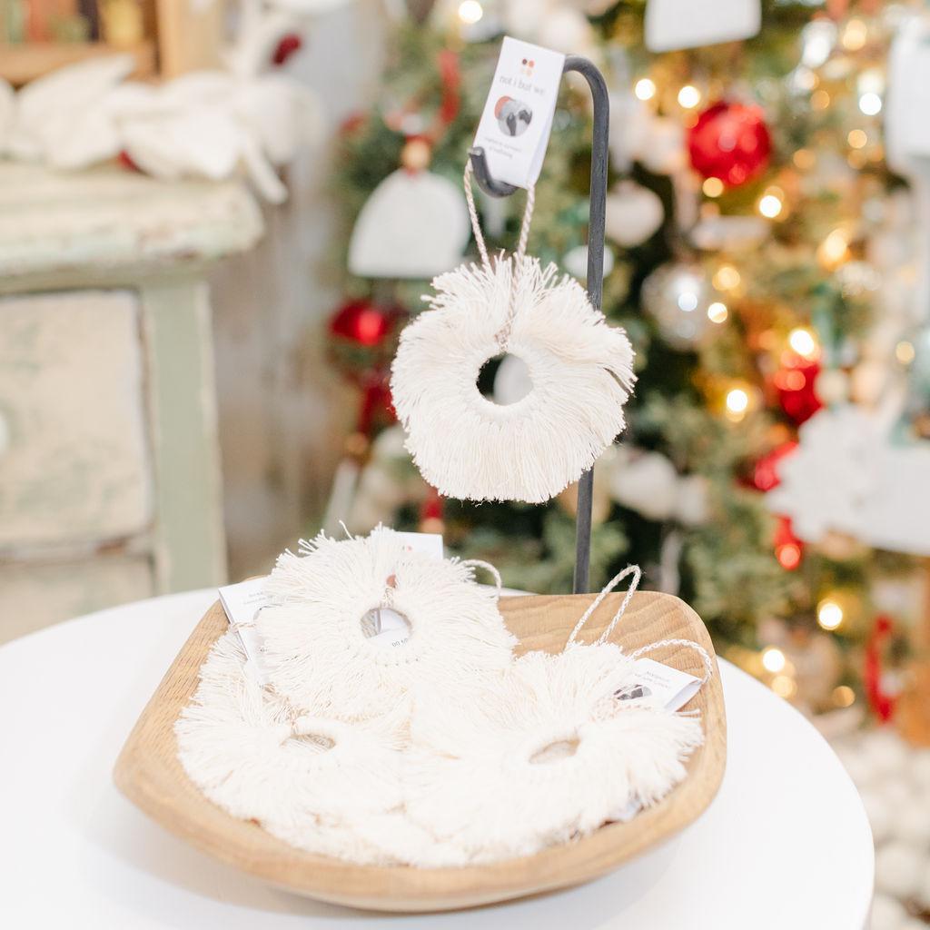 Macrame Snowflake Ornament