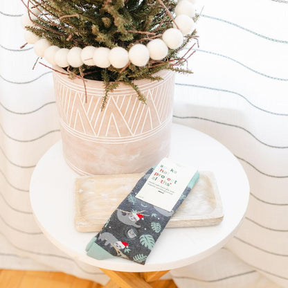 Protect Sloths Holiday Socks
