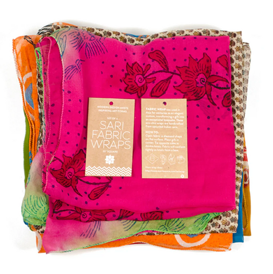 Furoshiki Fabric Gift Wrap (set of 6)