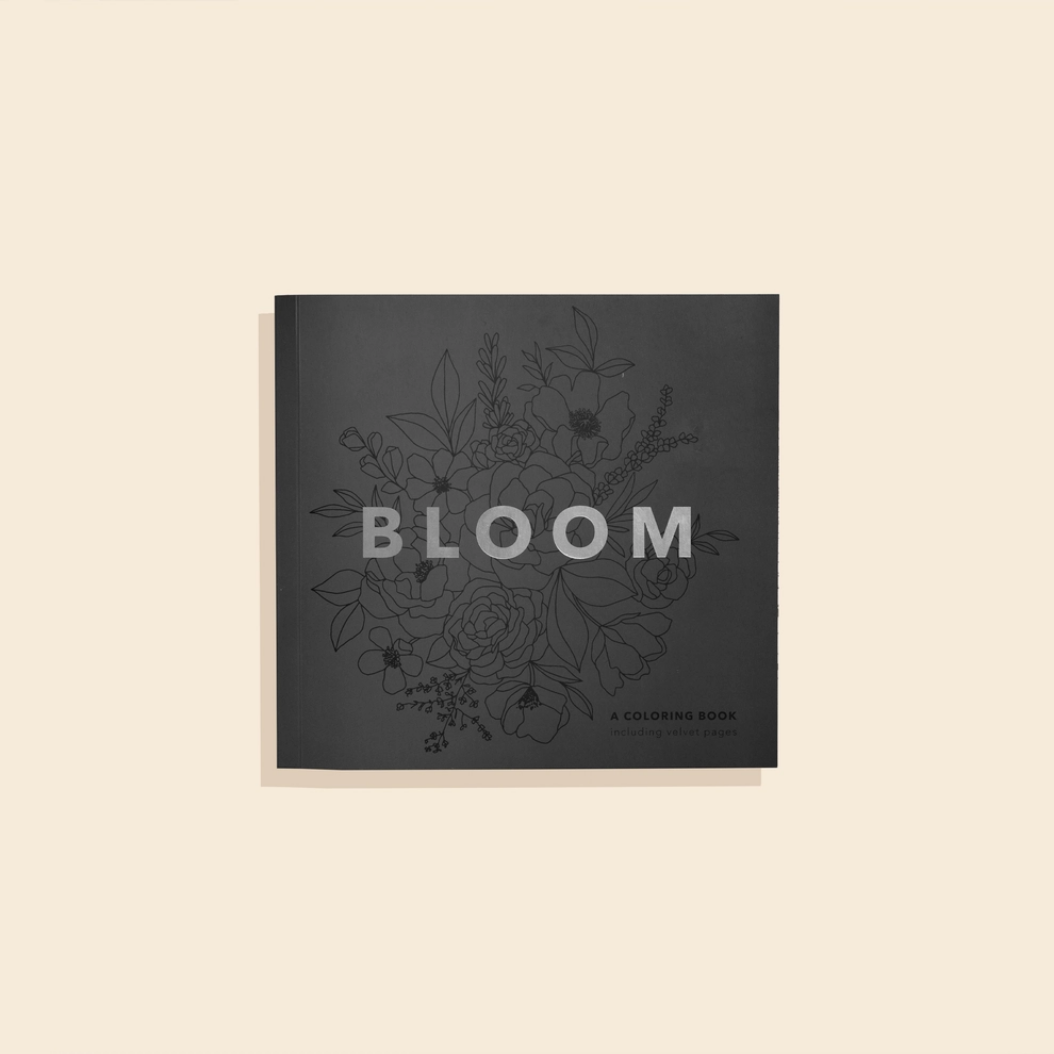 Bloom Floral Coloring Book