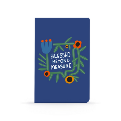 Notebook with floral design and &