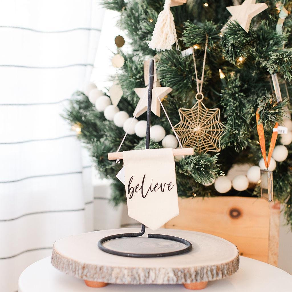 Believe Banner Ornament