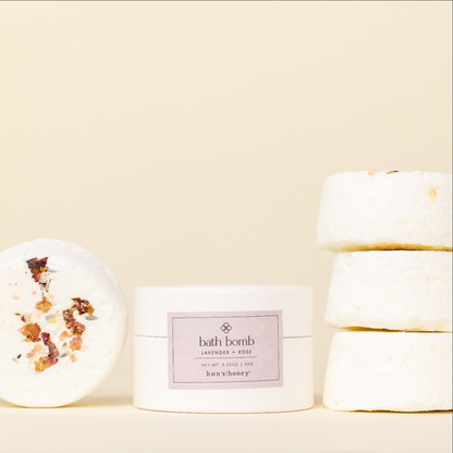 Lavender + Rose Bath Bomb