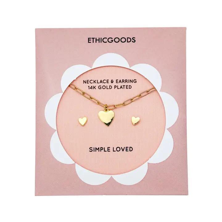 Kids Necklace + Earring Set