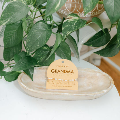 Peach colored card with &