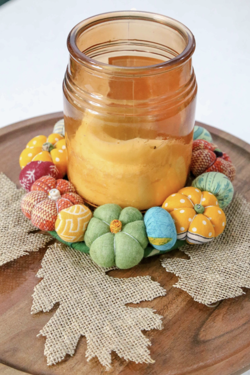 Mini Saree Pumpkin Wreath