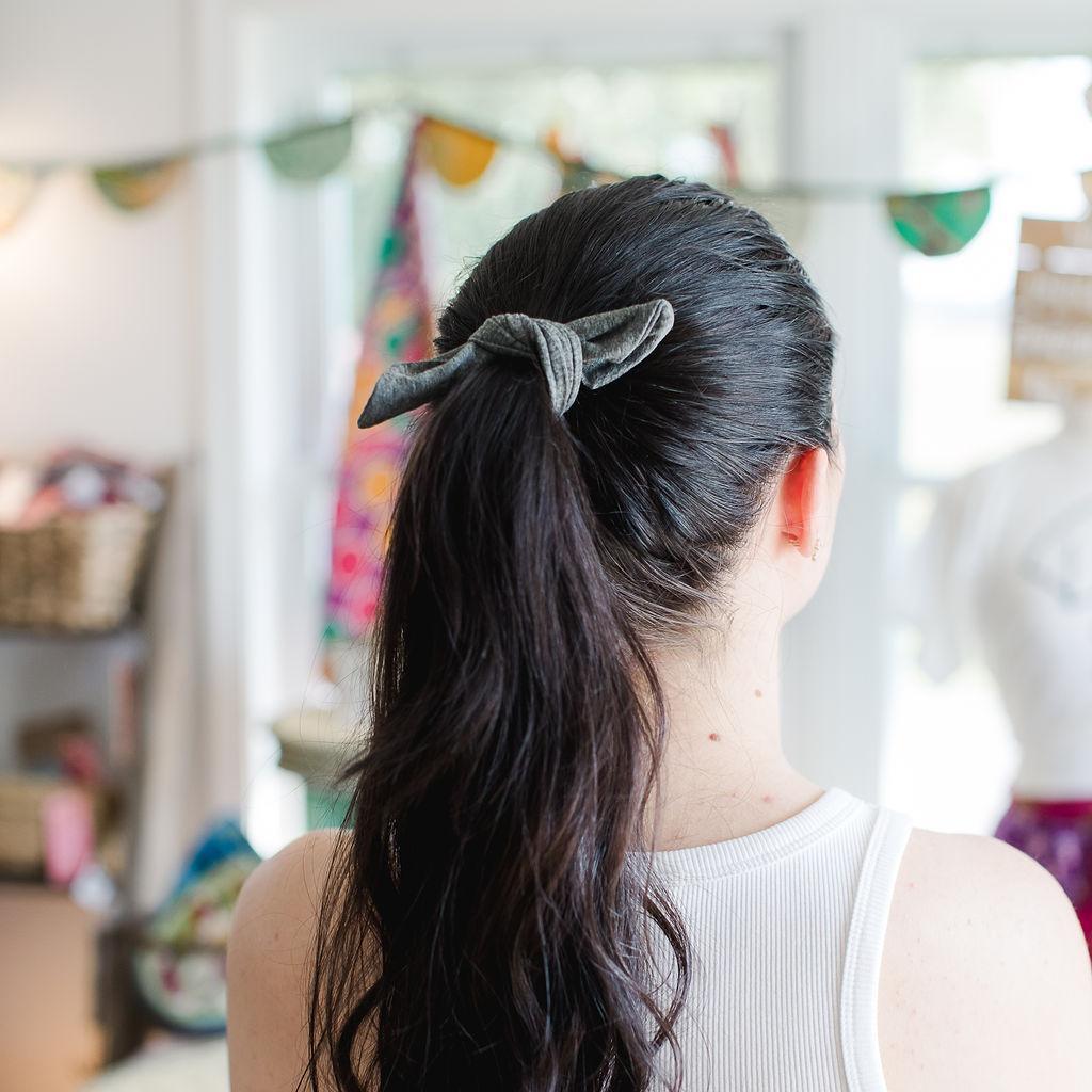 Dark Gray Knot Headband