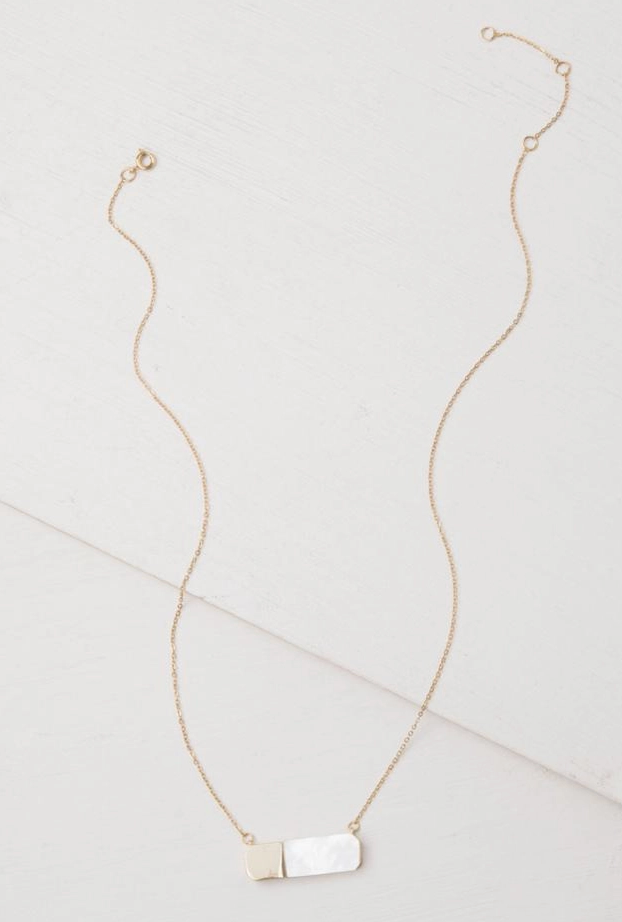 Courage Light + Gold Necklace
