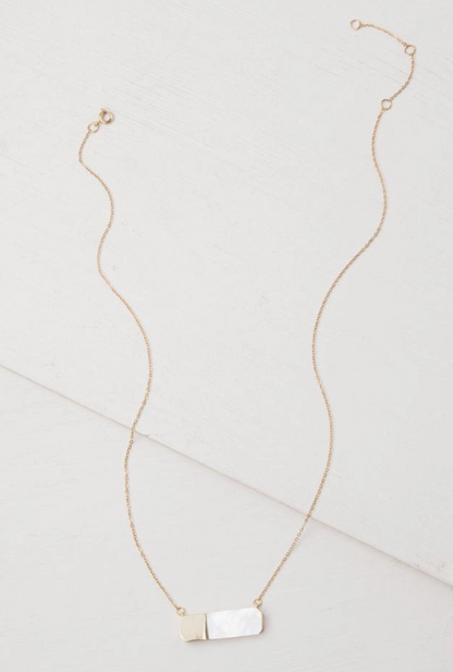 Courage Light + Gold Necklace
