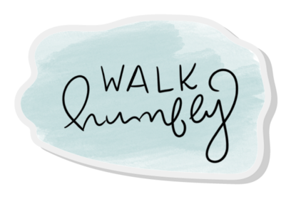 Walk Humbly Pin