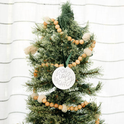 Tin + Velvet Christmas Ornament
