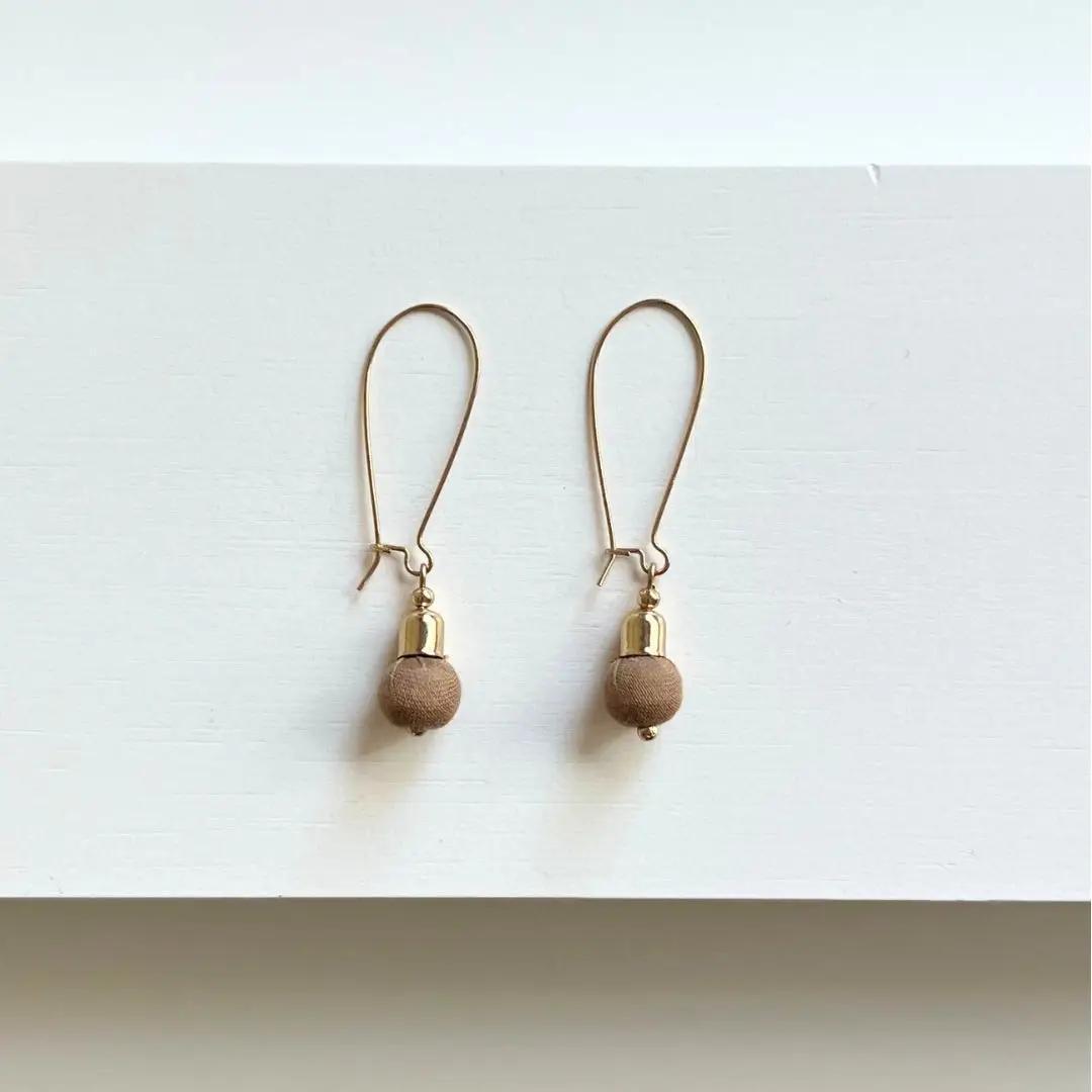 Sari Single Bead Earrings