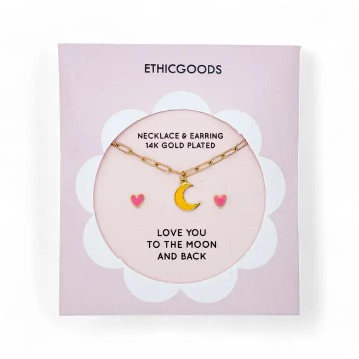 Kids Necklace + Earring Set