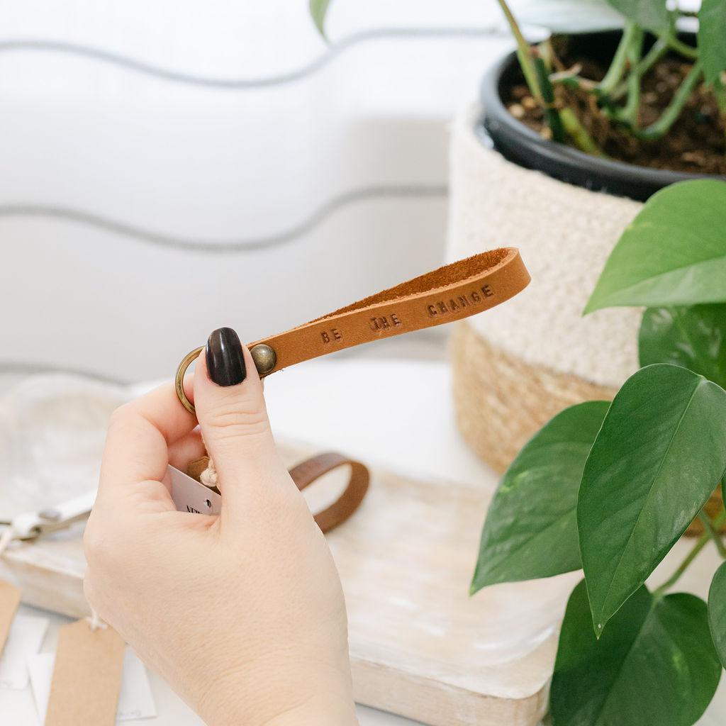 Be the Change Keychain