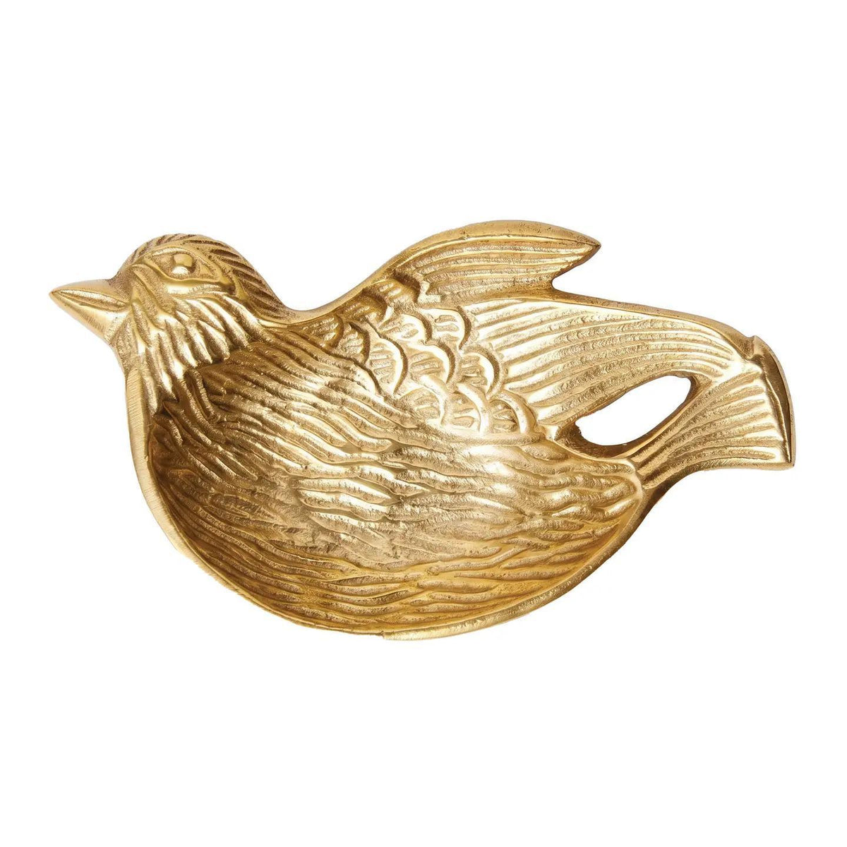 Gold Bird Mahjong Trinket Dish