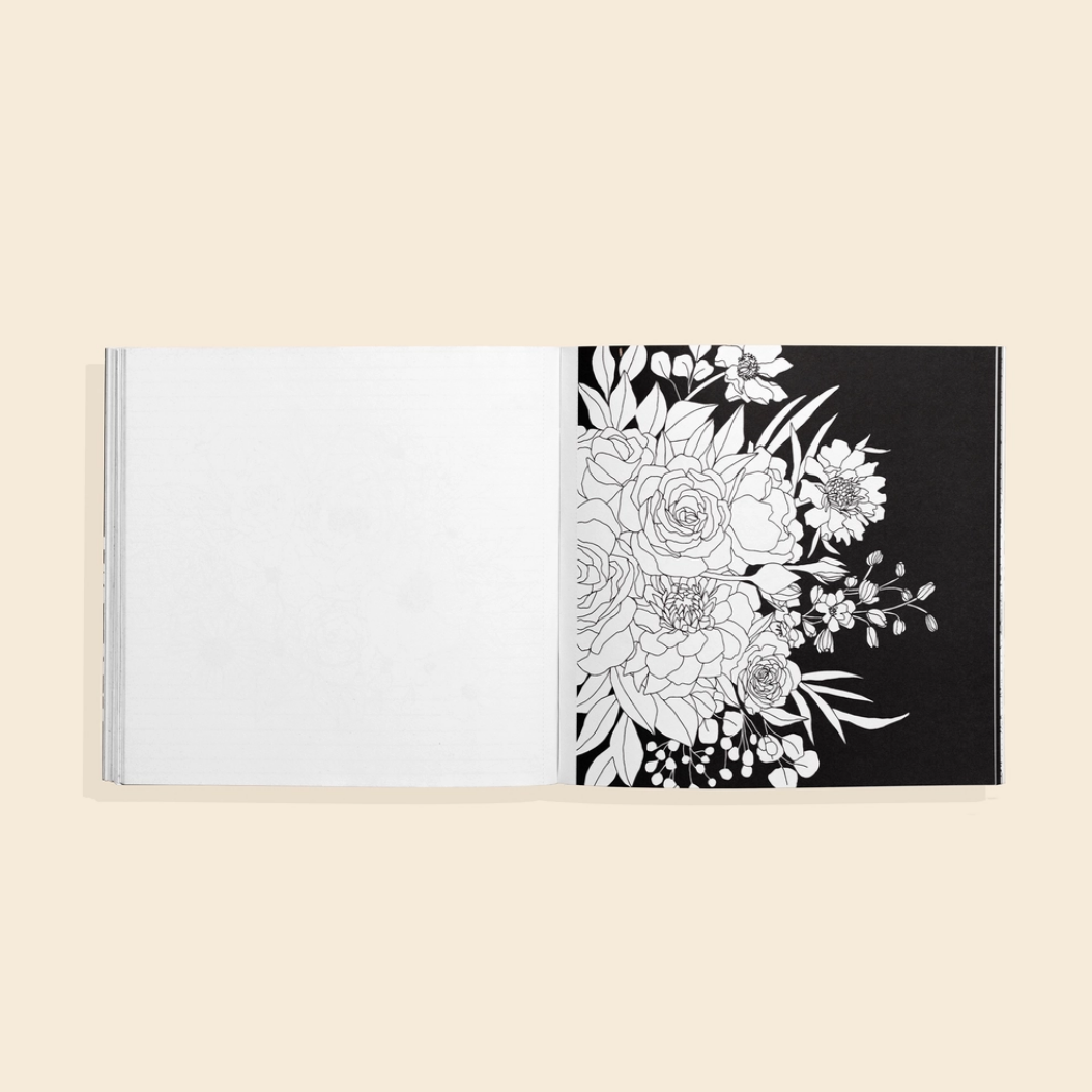 Bloom Floral Coloring Book