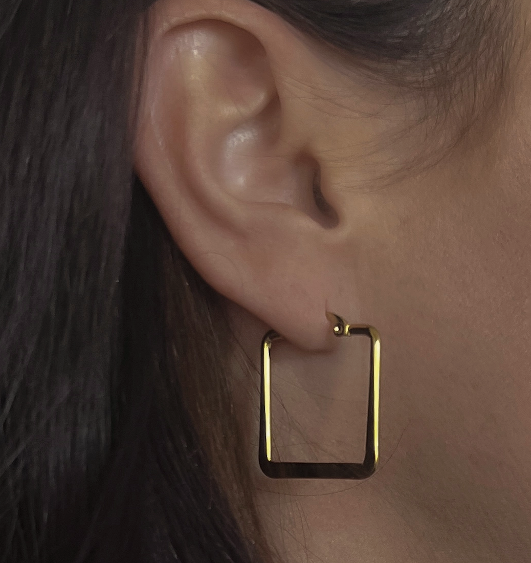 Eudora Square Stud Earrings