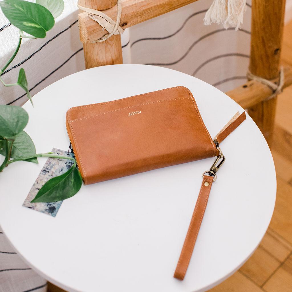 Crossbody Leather Wallet