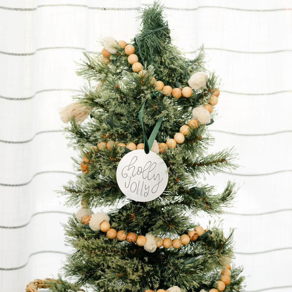 Tin + Velvet Christmas Ornament